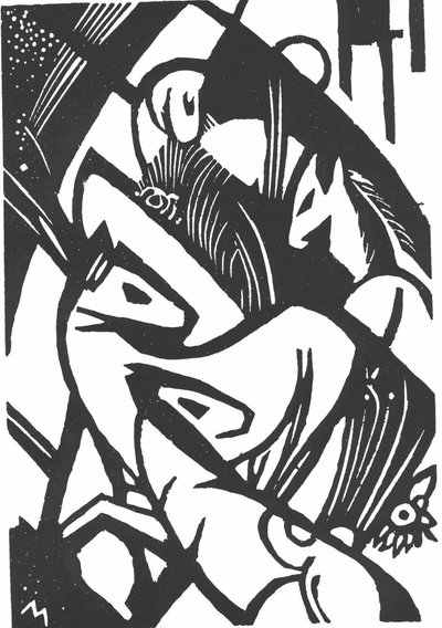 Cavallino selvaggio da Franz Marc